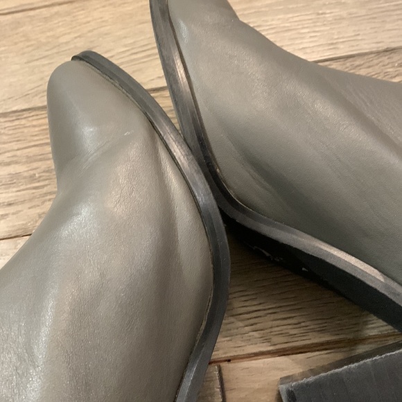 Sol Sana Calf Haired Leather Heeled Mules/Clogs - Picture 9 of 12